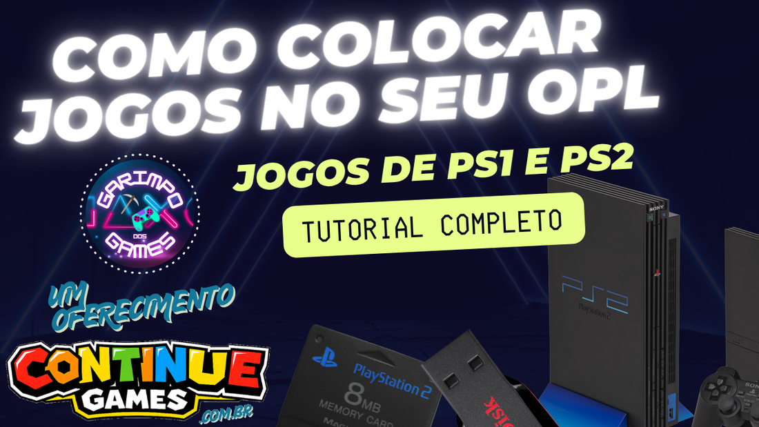 Download e Tutorial  Como Colocar Jogos de PS1 e PS2 no OPL