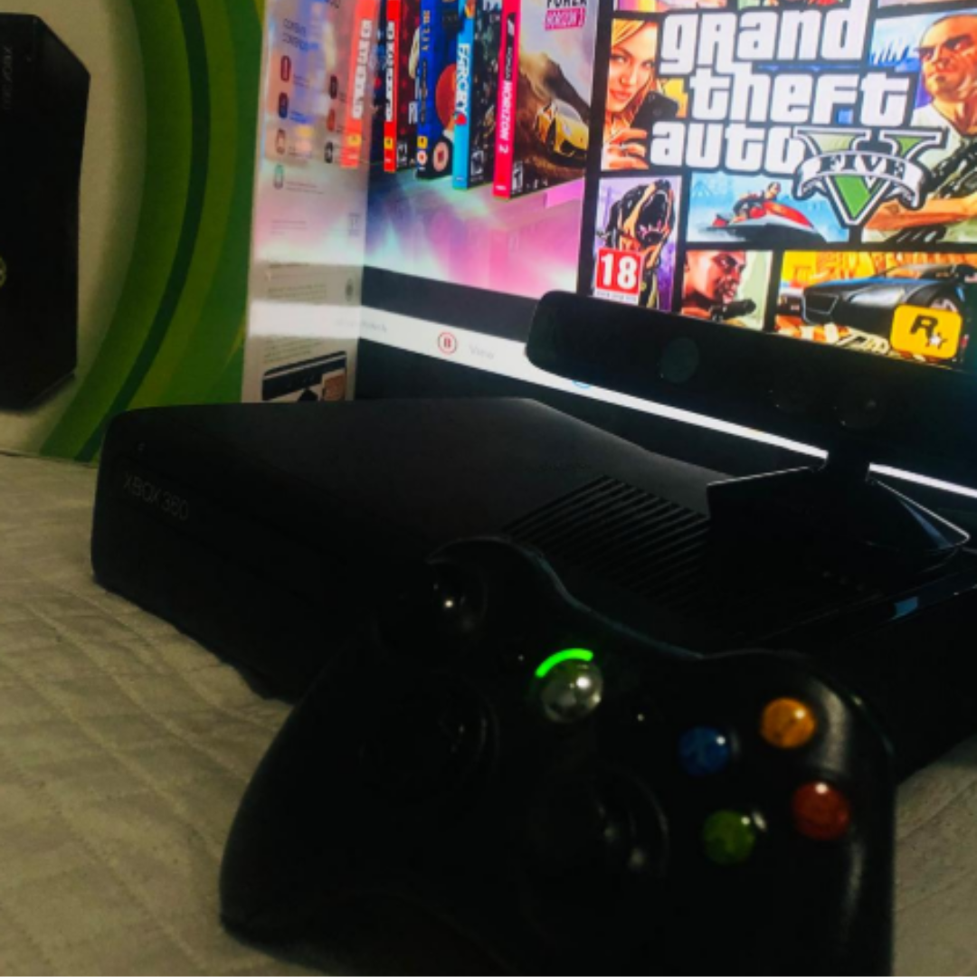 XBOX 360 Slim RGH/LTU + 64 GB de JOGOS - Recon