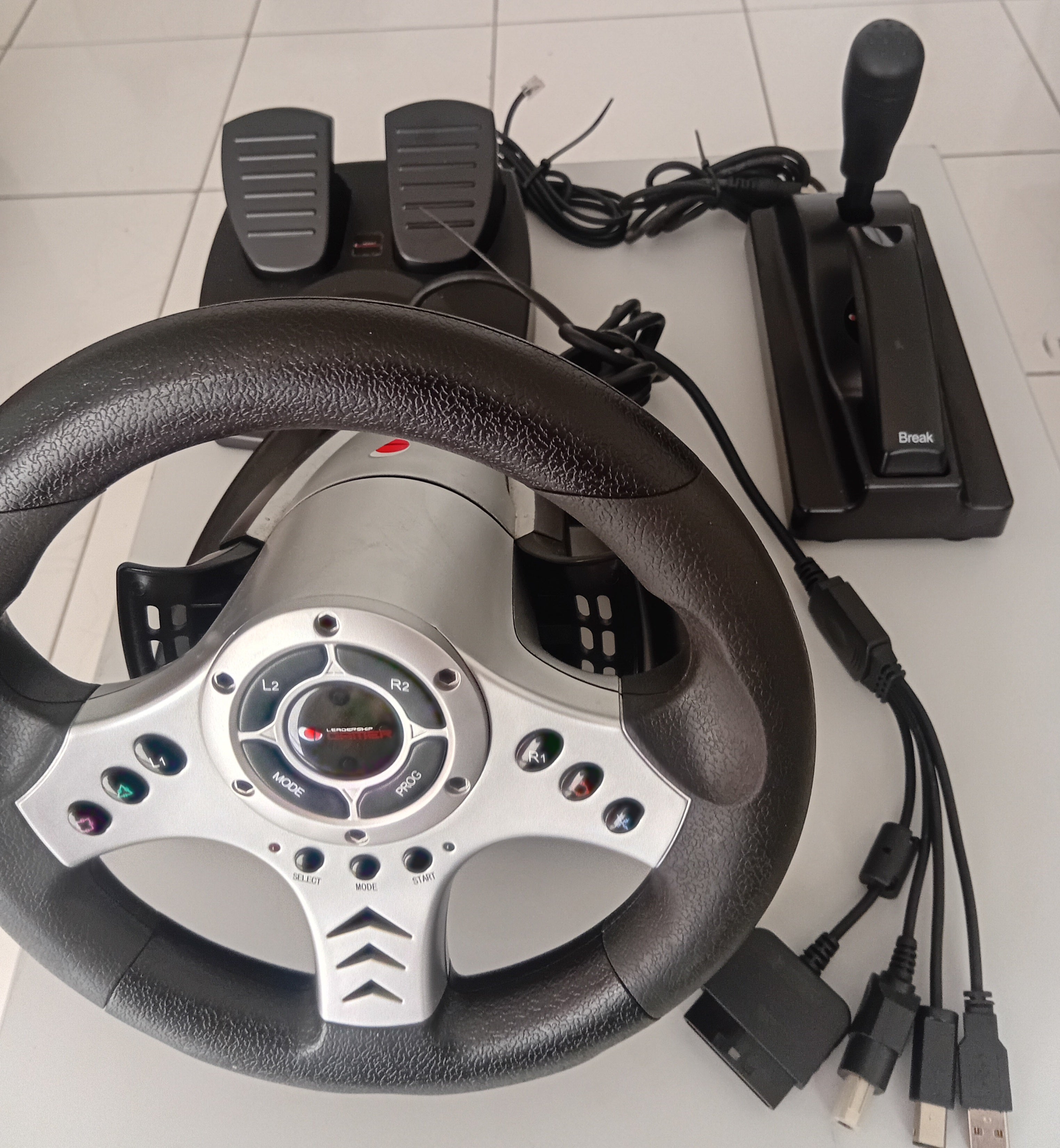 Volante Leadership Gamer Gamer Pc, Playstation 2 E 3