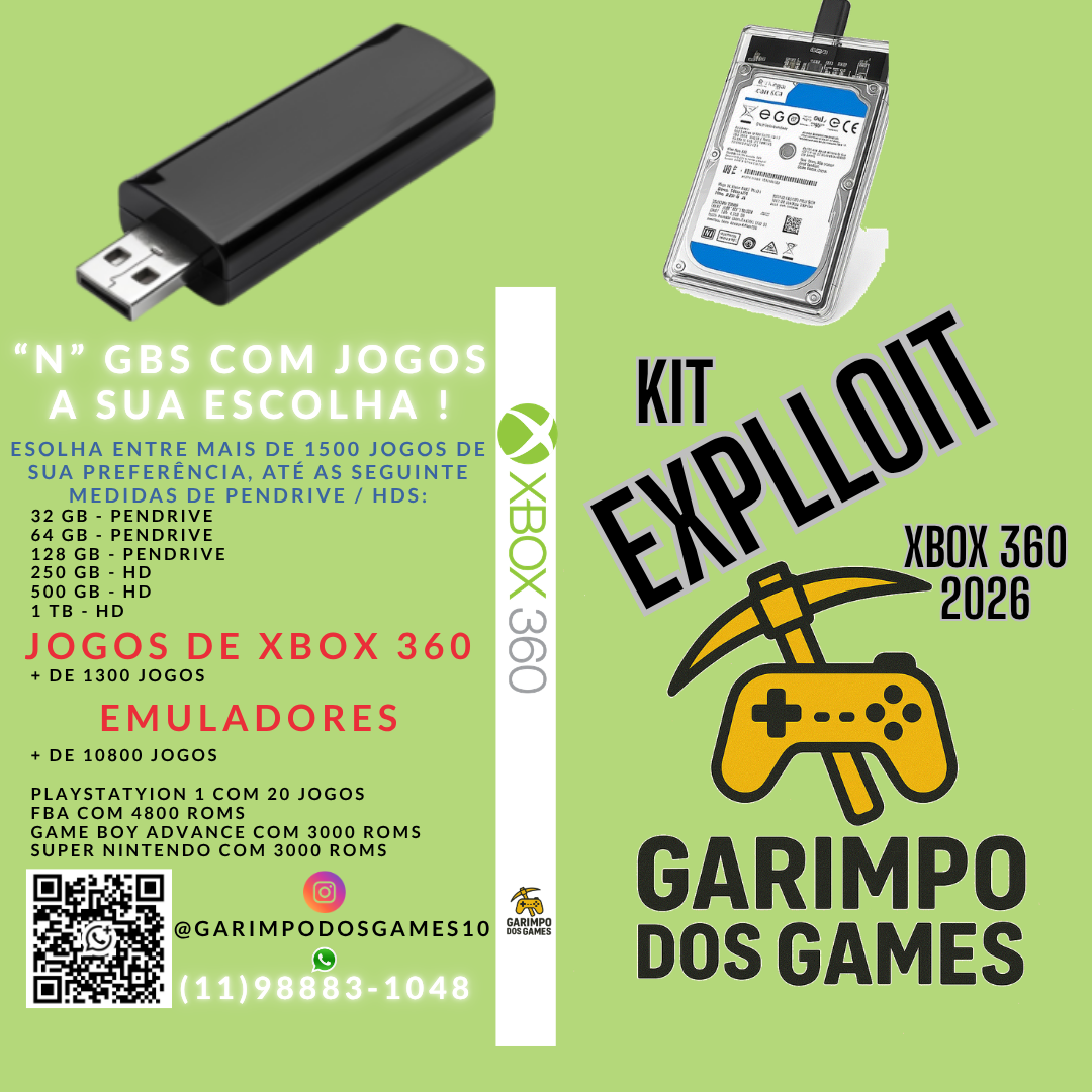 Kit Explloit / Desbloqueio para QUALQUER XBOX 360