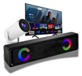 Caixa De Som Soundbar Home Theater P/ Notebook Pc Projetor Preto
