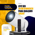 Mini Projetor Portátil Fc Fullcam 4k Android Full Hd Smart Wifi Cinema Home Hy300